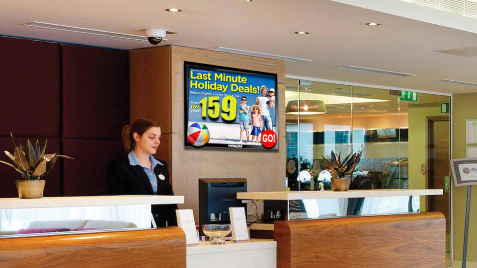 Hotel Digital Signage Ideas for Guest Engagement and Advertising