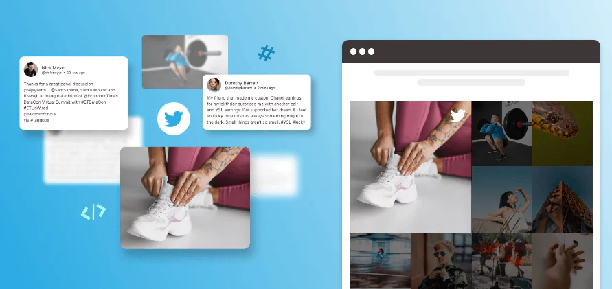 embed twitter feed on website