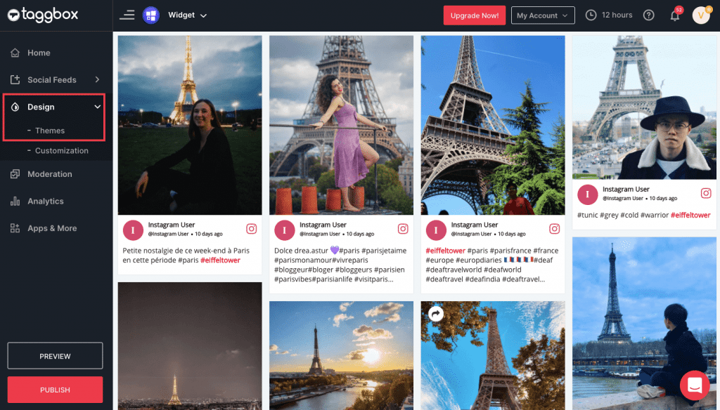 Embed Instagram Slider widget on Your site for FREE Taggbox Blog