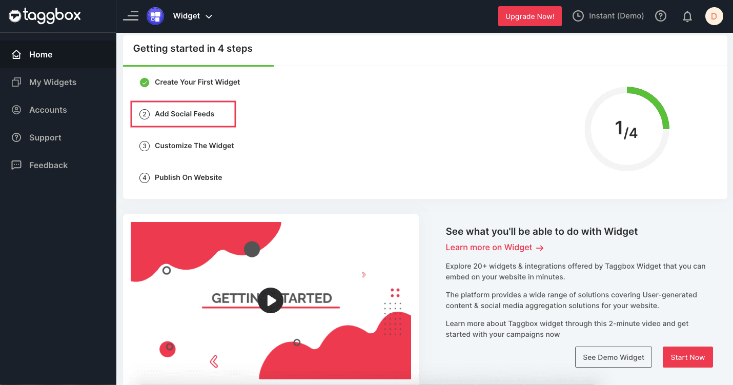 AirBnb widget on website