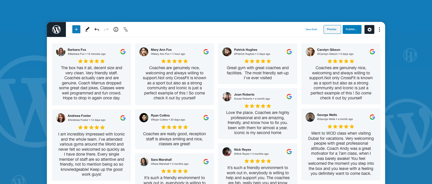 Google product and company reviews