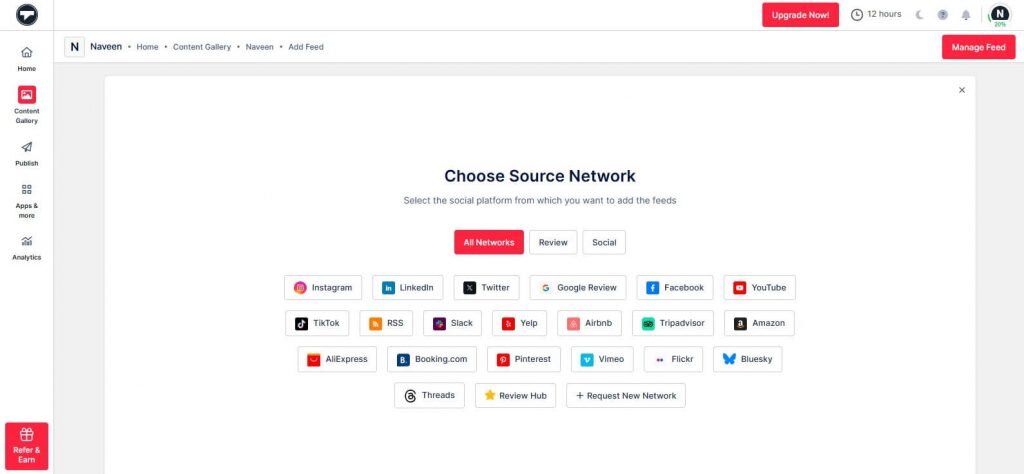 select network