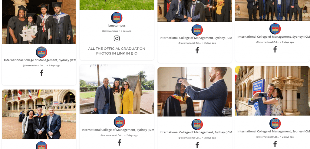 Virtual Graduation Social Wall