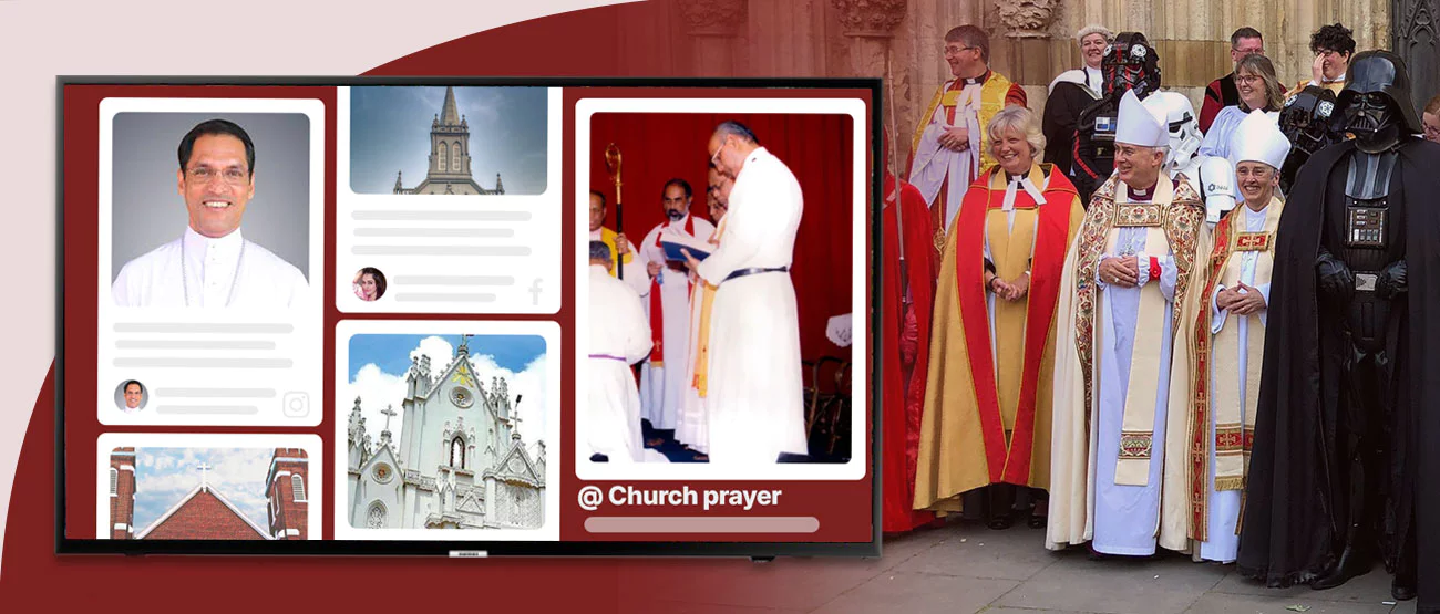 Church digital signage