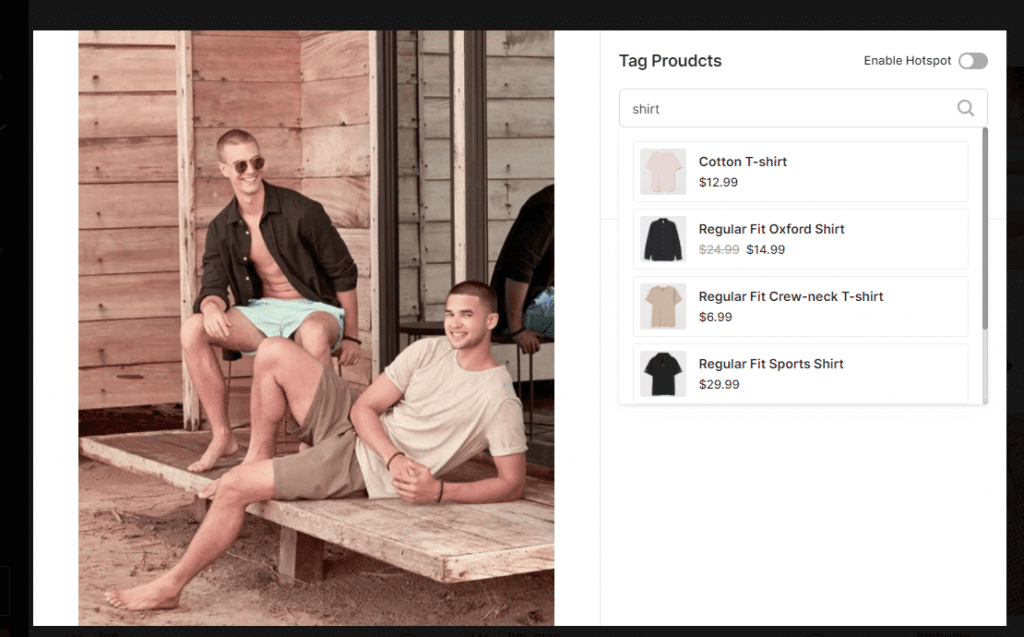 Tag Products to magento Instagram feed