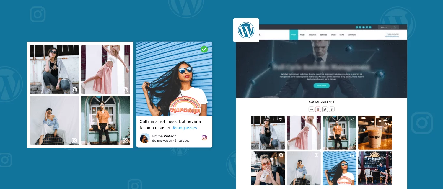 embed instagram feed wordpress