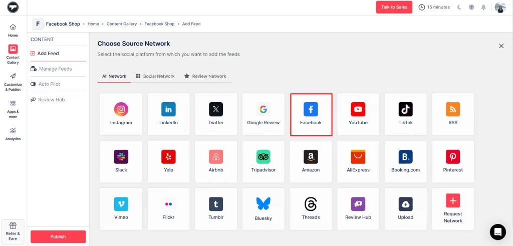 choose your network