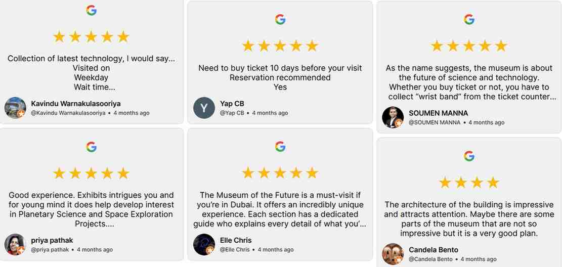 Best Google Reviews Examples On Website That Build Trust