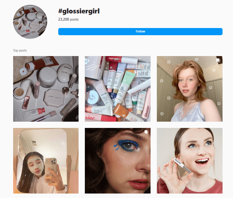 GlossierGirl UGC Campaign
