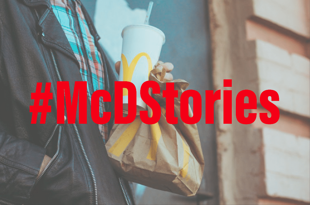 McDonald's "#McDStories" campaign