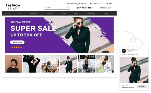 Repurpose Influencer content shoppable