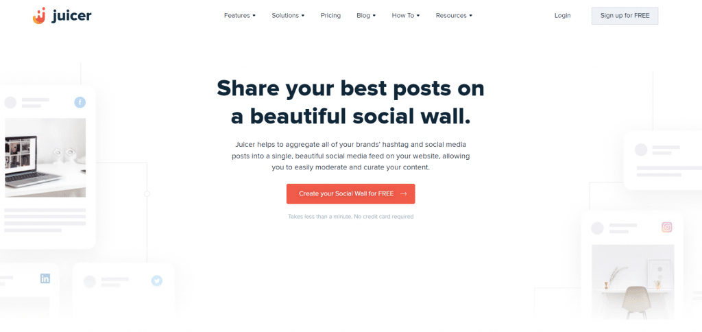 Juicer - one of the best social media aggregator tools