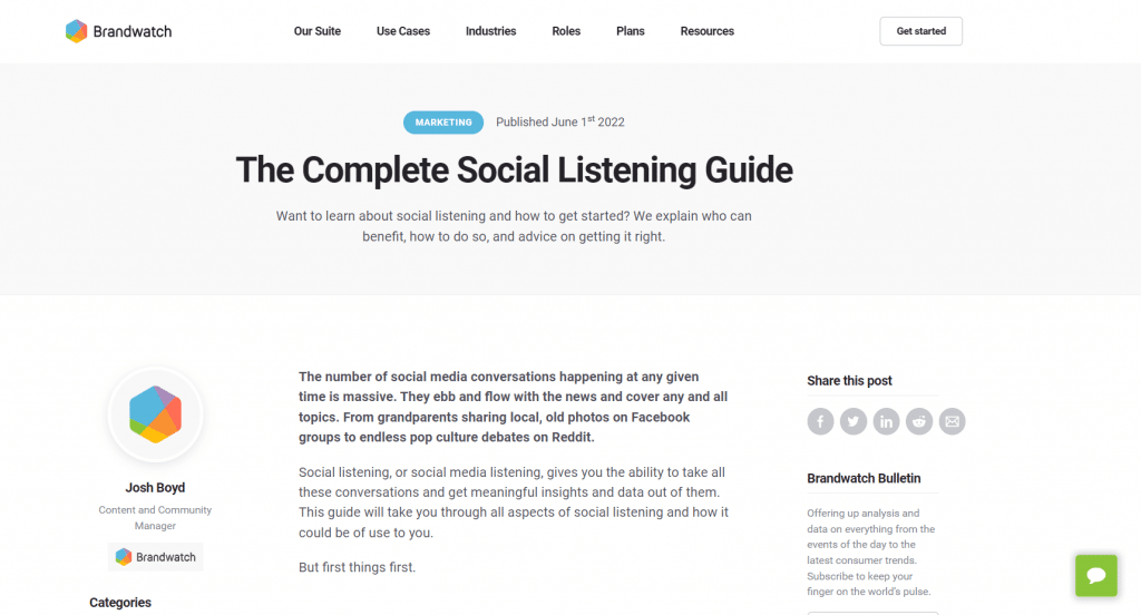 Brandwatch - Social Listening
