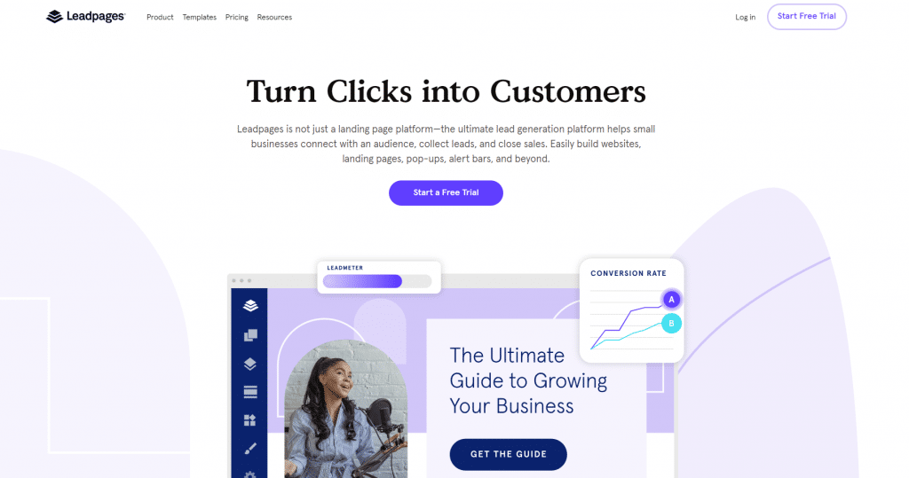 Leadpages - Landing Pages SaaS Tool