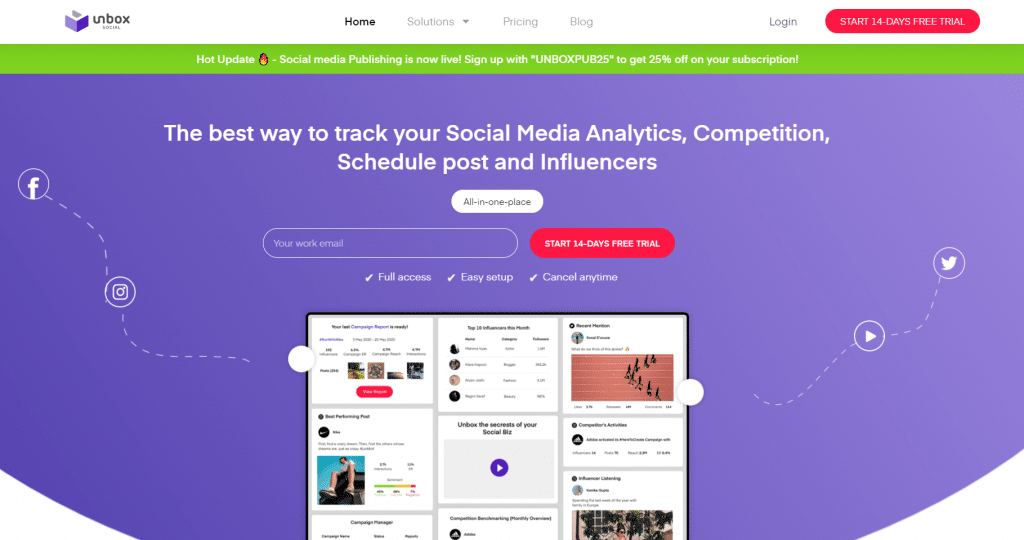 Unboxsocial - find niche influencer