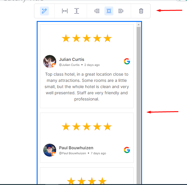 Adding Google Reviews to Wix