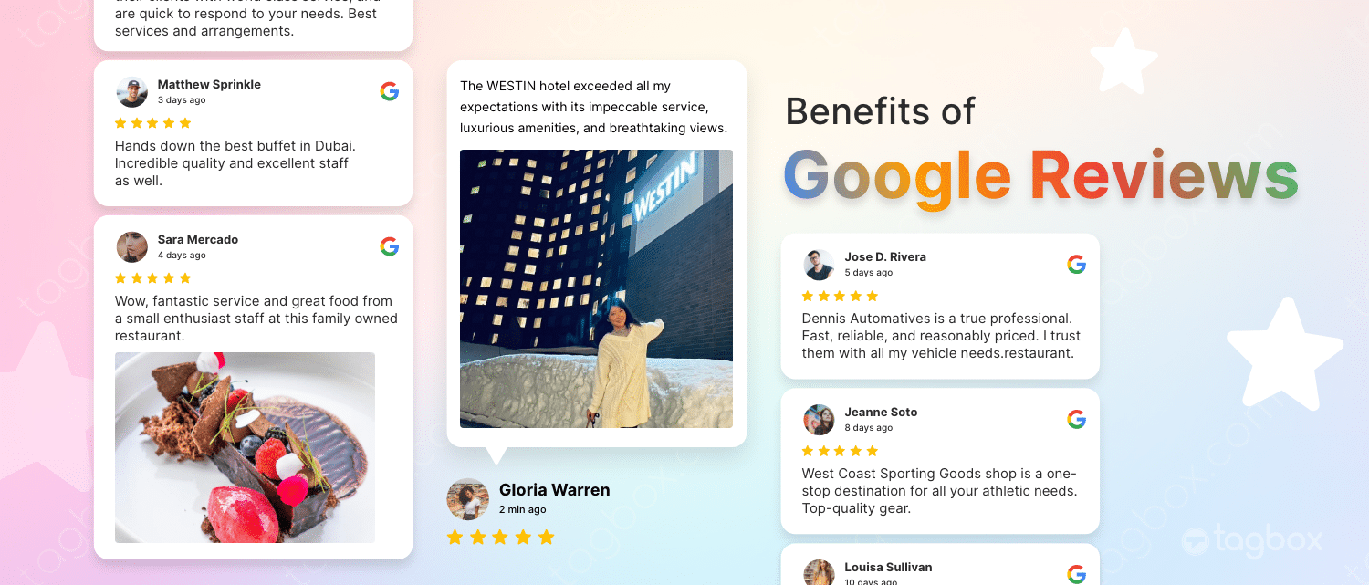 benefits of google reviews in 2024