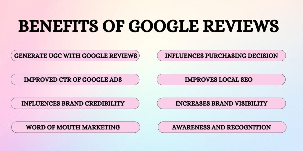 top benefits of google reviews