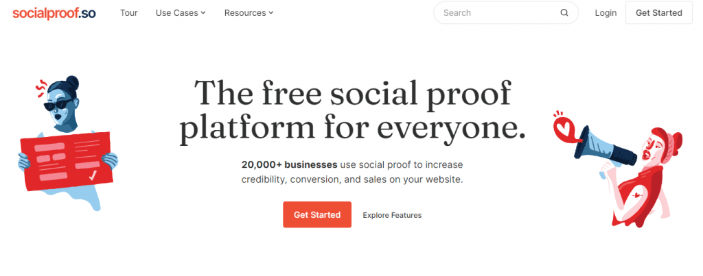 top social proof tool