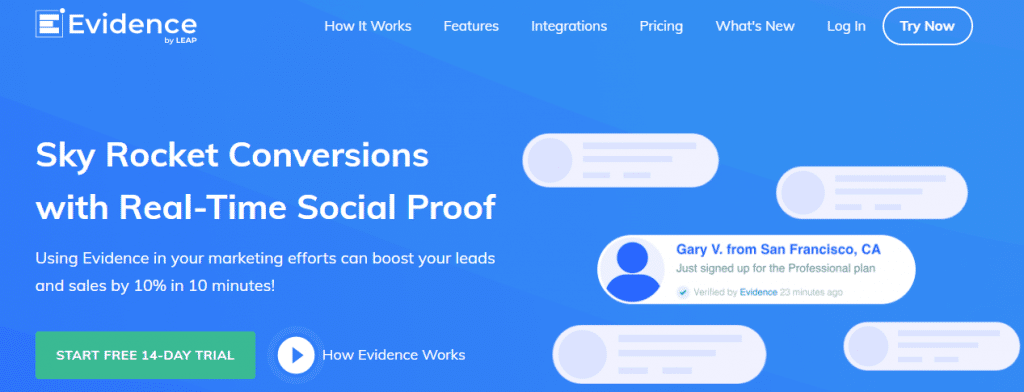 real time social proof platform