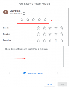 star rating