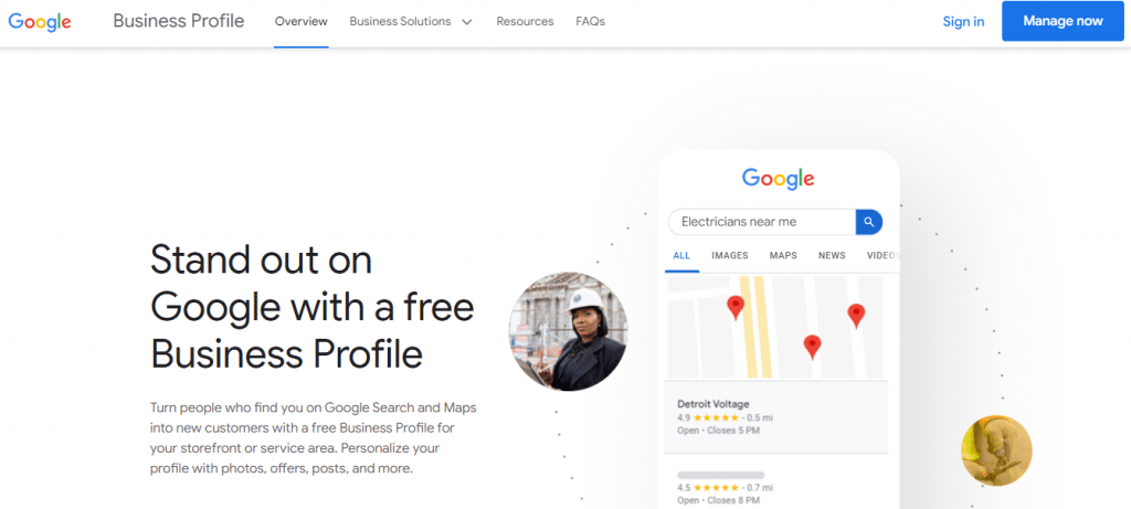 Google business profile