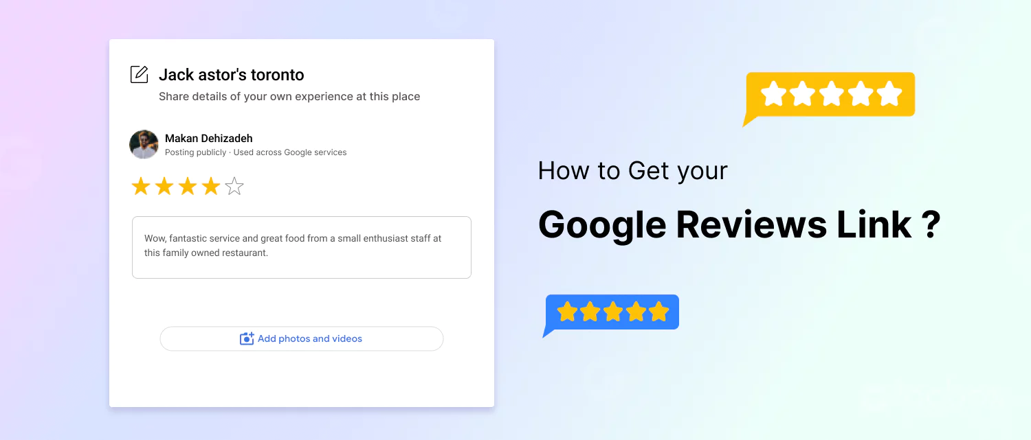 google reviews link