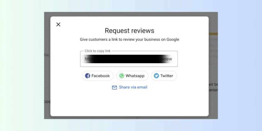 google reviews link url