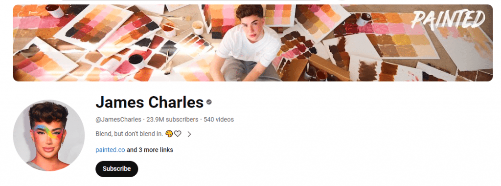James Charles YouTube Influencer
