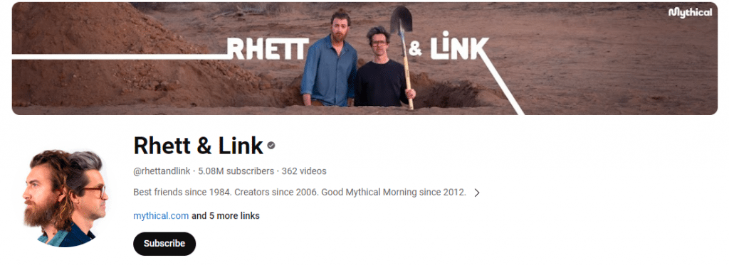 Rhett & Link YouTube Influencer