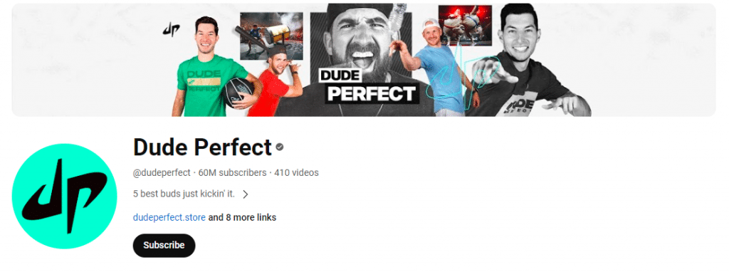 Dude Perfect YouTube Influencer