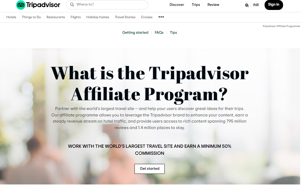 TripAdvisor's Affiliate Program 