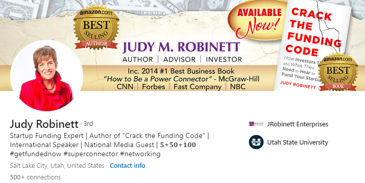 Judy Robinett - LinkedIn Influencers
