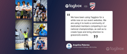 USA Cycling Gains Momentum With Taggbox Hashtag Powered UGC Wall