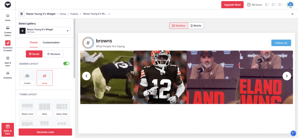 customize your feed