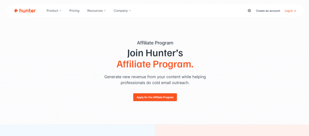 hunter affiliate program