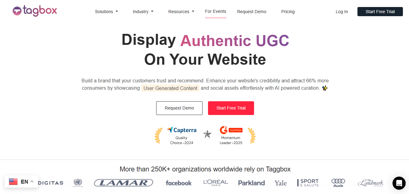 Tagbox - Top UGC Platform