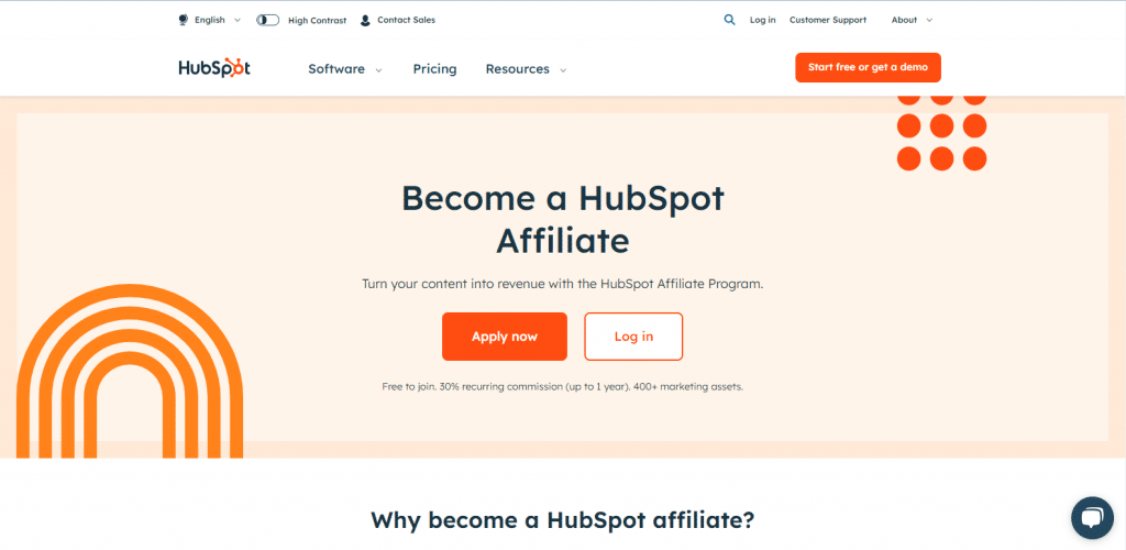 hubspot affiliate