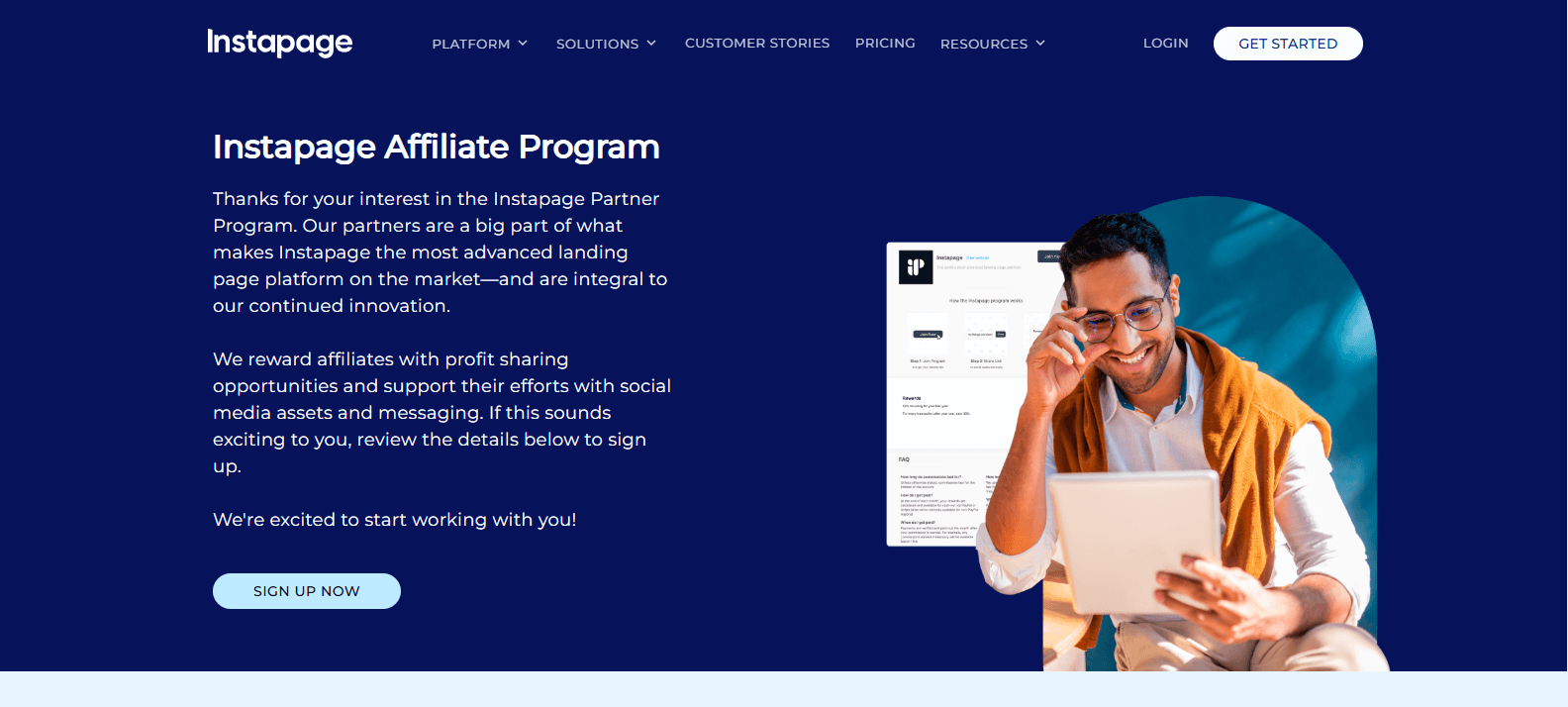 instapage affiliate program