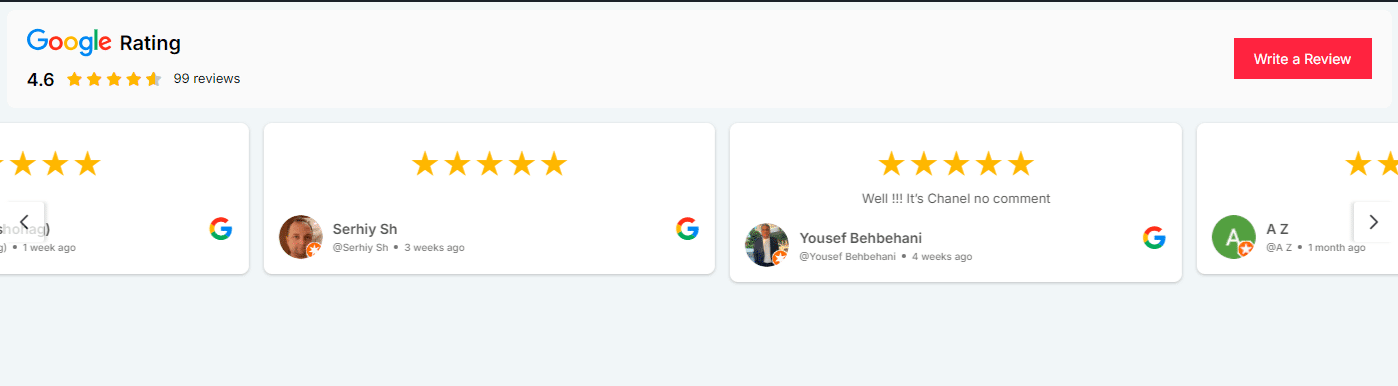 How to Embed Google Reviews in HTML Website? - Tagbox