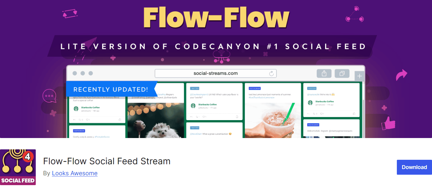 Flow-Flow Social Feed Stream