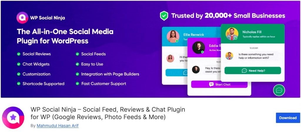 wpsocial ninja