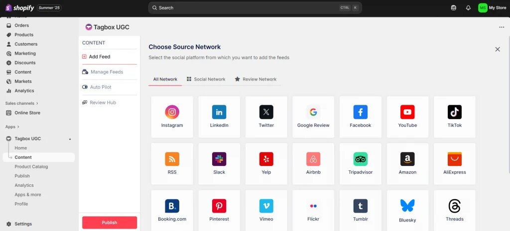 choose your network