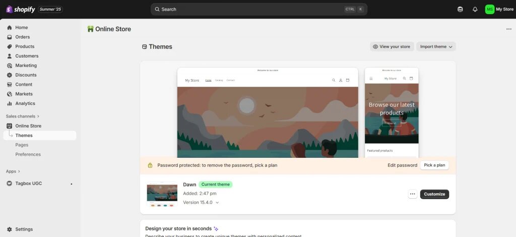 login to shopify
