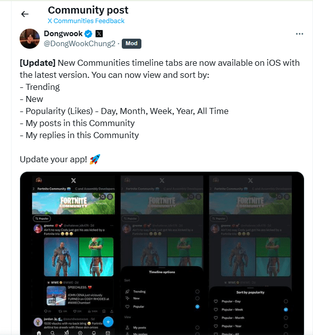community post