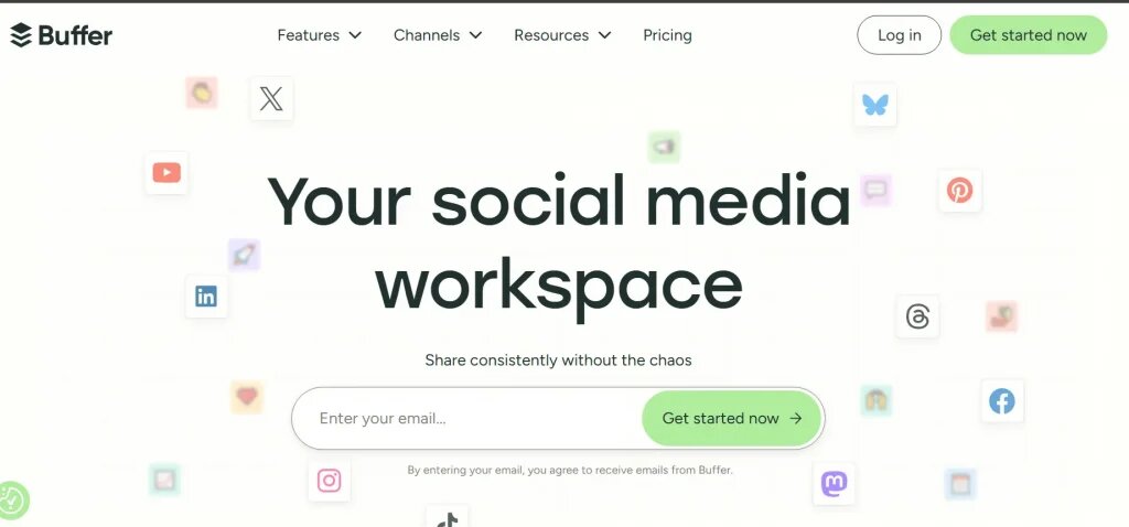 social media scheduling tool - Buffer