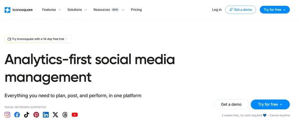 social media scheduler - iconosquare