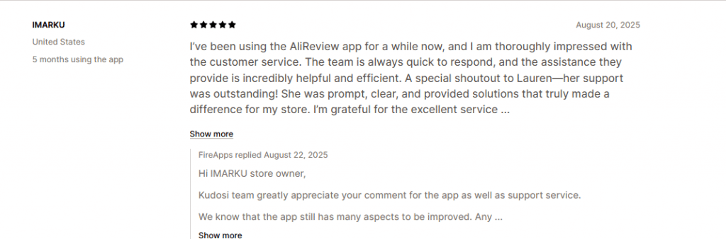 Pros of Ali Reviews