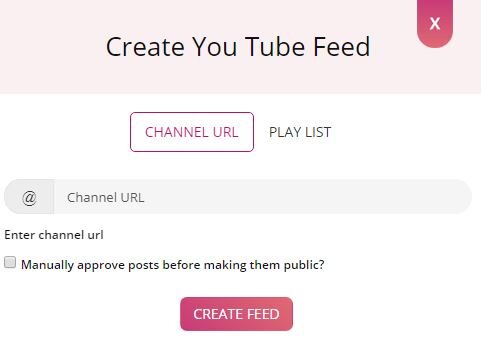 Choose Channel URL