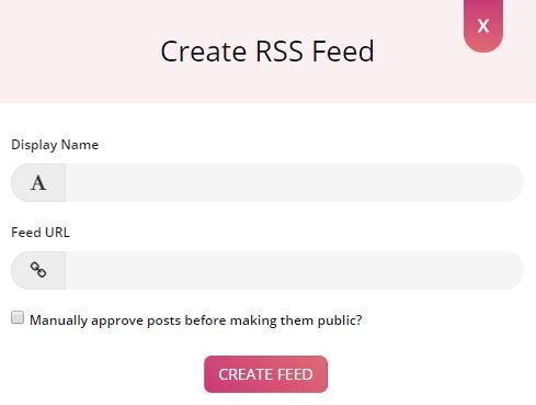 Create RSS Feed